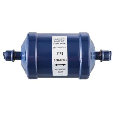 Imagem de BOJACK Filtro de Refrigerante Secador de Filtro de Fluxo Bi 3/20.3 cm SFK-083S para Bomba de Calor CFC HCFC HFC ou Sistemas de Ar Condicionado Reto Frio de 1 a 5 Toneladas