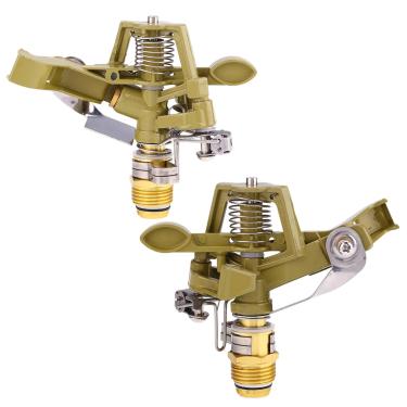 Imagem de Aspersor de Irrigação de água Em Liga de Zinco 360 °, 0,84~1,62 M ³ / H 150-350kpa Aspersor para Jardim, Quintal, Gramado (1/4 17,5‑18 cm de circunferência da cabeça)