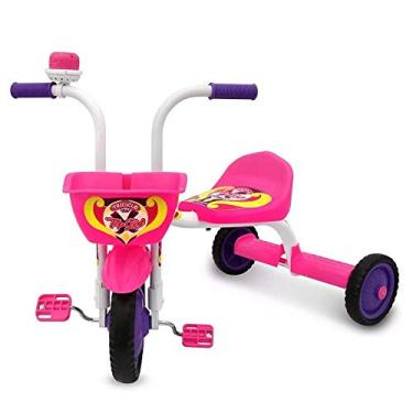 Imagem de Triciclo Ultra Bike Top Girl Motinha Motoquinha Motoca Branco/Rosa