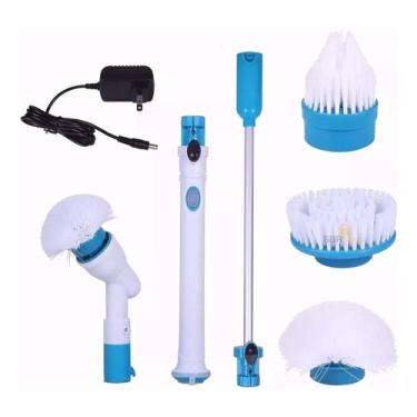 Imagem de Vassoura Elétrica Magic Spin Scrubber 3 In 1 Recarregável Vassoura Elétrica Magic Spin Scrubber 3 In 1 Recarregável