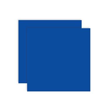 Imagem de WOWOCUT Folhas de tinta de transferência infusíveis azul real, pacote com 2 pacotes de papel infusível, 30,5 x 30,5 cm folha de sublimação para máquina Cricut DIY, para canecas, lona, sacola