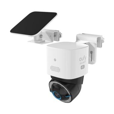 Imagem de Koroao Suporte de calha para ambientes externos compatível com câmera de segurança de painel solar Eufy Security 4G LTE Cam S330 (pacote com 1, branco)