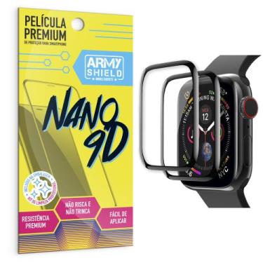 Imagem de Kit com 2 Películas Protetoras Apple Watch 44mm Premium Nano 9D - Army