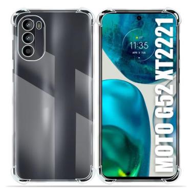 Imagem de Capa Capinha anti impacto transparente Compativel Moto G52 XT2221 6.6 