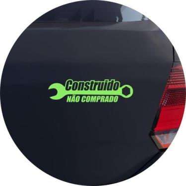 Imagem de Adesivo de Carro Construído Não Comprado Tuning - Melhor Adesivo, Verd