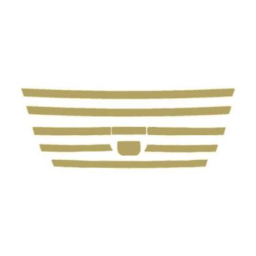 Imagem de Aplique Interno Grade Frontal Para Daf XF Dourado - Conjunto - Venka