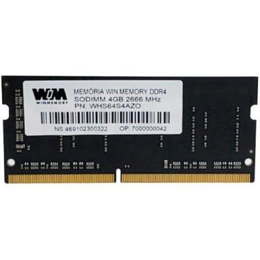 Imagem de Memória RAM para Notebook 4GB DDR4 - WIN MEMORY WHS64S4AZD 2666Mhz