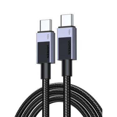 Imagem de UGREEN Cabo 100W USB C / Tipo C (2 metros) E-Marker suporta 65W 45W PD