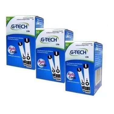 Imagem de Tiras Reagentes Para Medir Glicose G-tech Lite 150 Unidades