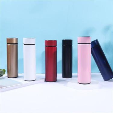 Imagem de Garrafa Térmica Inox 500ml com Infusor e Termômetro Led - LED VISOR, A