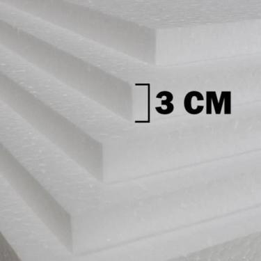 Imagem de 10 Placas Isopor Forro Termico Acustico 100cm x 50xm x 3cm - 360.DIGIT