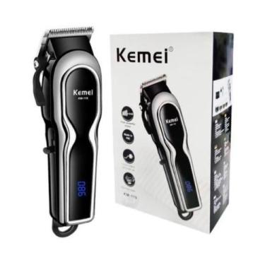 Imagem de Máquina de Corte Cabeleireiro Kemei 119 s/Fio Original