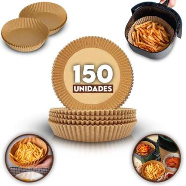 Imagem de Papel Forro Air Fryer Antiaderente Descartável Com 150 Peças - Unyhome