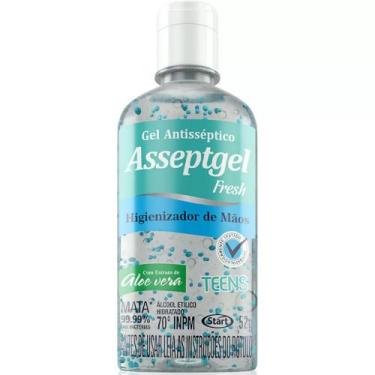 Imagem de Alcool gel higienizador asseptgel fresh blue 52g - START