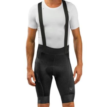 Imagem de Bretelle ciclismo masculino Free Force Training Invert Gel, Preto, M