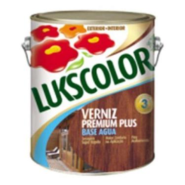 Imagem de Verniz Madeira Base Água Acetinado 3,6l Lukscolor, Incolor