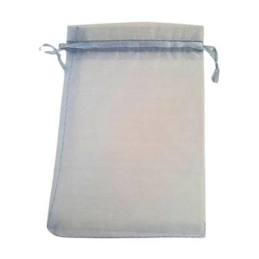 Imagem de 20  Saquinhos Sacos de Organza (Voal)  25x40 - Dantas, prata