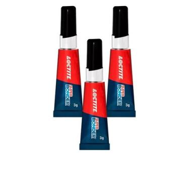 Imagem de 3Un Cola Super Bonder Henkel Loctite 3,6g Efeito Rápido