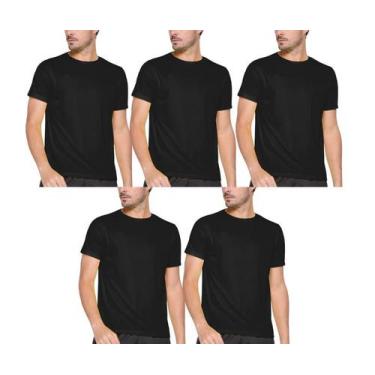 Imagem de Kit com 5 Camisas Camisetas Blusas Baby Looks T-shirts Masculina Femin