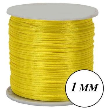 Imagem de Fio Cordão Cetim 100m Seda Rabo Rato de Rato 1mm - Rolos Vários Tamanh