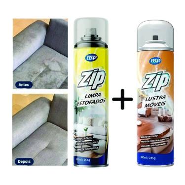 Imagem de Kit Limpa Estofados E Lustra Móveis Spray Zip 300Ml My Place