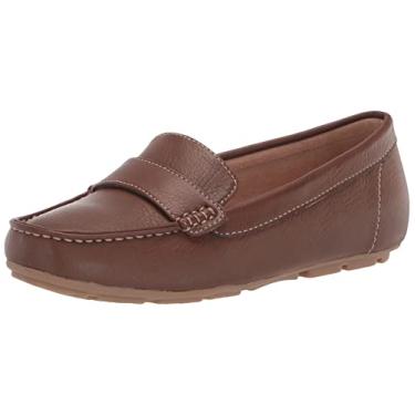 Imagem de Naturalizer Soul Mocassim feminino sem cadarço Seven Mocassim, Canela, 8 Wide