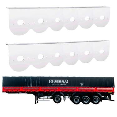 Imagem de 2 Suportes Lanterna 6 Marias Guerra 85mm Inox - DW Componentes