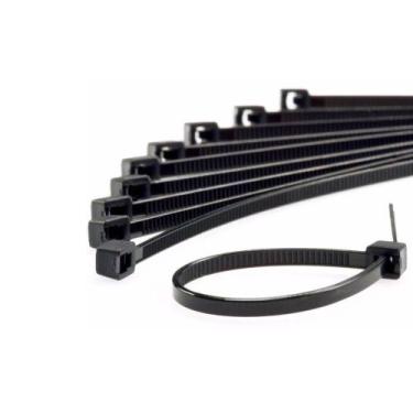 Imagem de Abraçadeira de Nylon 3,6X200Mm com 100 Un Preta - Force Line