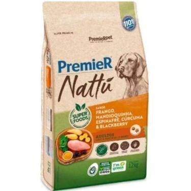 Imagem de Ração Premier Nattu Cães Adultos Sabor Mandioquinha 12 Kg
