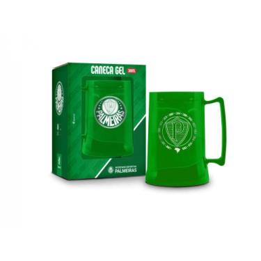 Imagem de Caneca gel 300ml - palmeiras - brasfoot