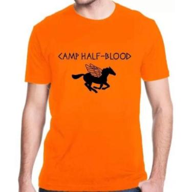 Imagem de Camiseta Masculina Camp Half Blood Meio Sangue Percy Jackson - SEMPREN
