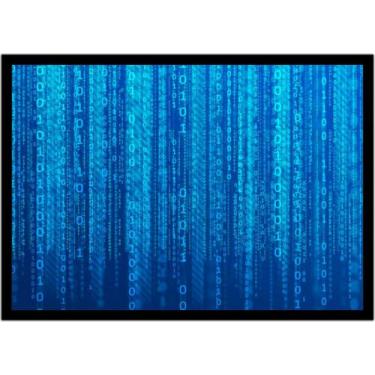 Imagem de Quadro Decorativo Informática Tecnologia Binário Computação Lojas Sala