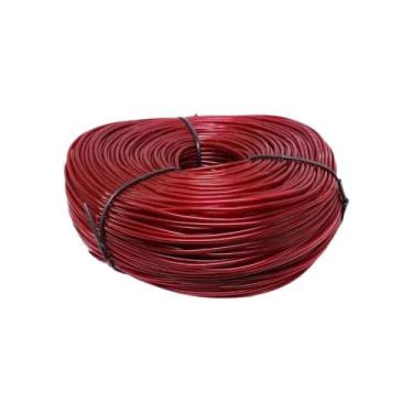 Imagem de 30M Fio Pvc Espaguete Macarrão Enrolar Cadeira - PABOVI, Vermelho