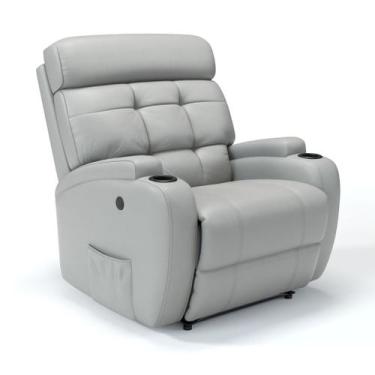 Imagem de Cadeira de Massagem Reclinável Elétrica Em Couro Bovino - Modelo Flore