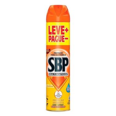 Imagem de Inseticida Aerosol SBP Multi Citronela 450ml - Embalagem com 6 Unidade