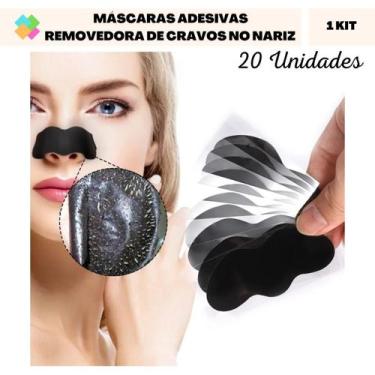 Imagem de Máscaras Adesivas Removedora de Cravos no Nariz (20 Und) - Sumifun
