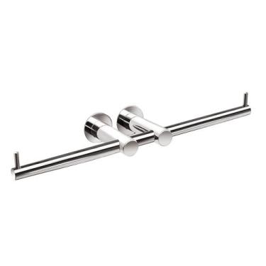 Imagem de Papeleira Dupla Inox - Kromus RD0115
