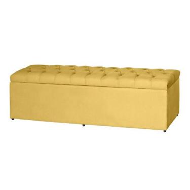 Imagem de Baú Imperatriz Captone Calçadeira Estofada Para Quarto Cama  138 cm - 