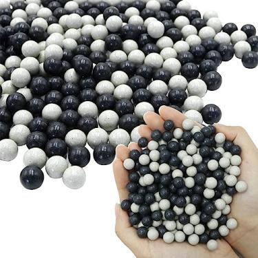 Imagem de oubert 300 peças de munição de estilingue de argila biodegradável de 10 mm para caça ao estilingue e prática ao alvo