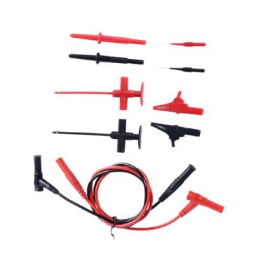 Imagem de Kit de Sonda de Teste de Multímetro Kit de Sonda de Teste de Multímetro, Conjunto de Cabos de Teste de Multímetro Multímetro de Silicone para Teste de Multímetro Elétrico Digital