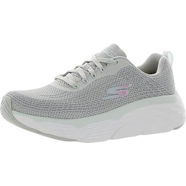Imagem de Skechers T nis feminino Max Cushioning Elite, Cinza/menta, 9.5 Wide
