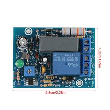 Imagem de 220vac Temporizador Ajustável Atraso Desligar Interruptor de Tempo Módulo relé Estável Alta Precisão 10a250vac/10a30vdc Equipamentos (Desliga automaticamente após 0-10 horas)
