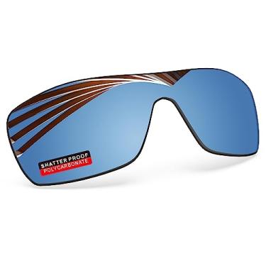 Imagem de iLikeo Lentes de reposição polarizadas de policarbonato PRO+ para óculos de sol Oakley Batwolf OO9101 - Titânio prateado