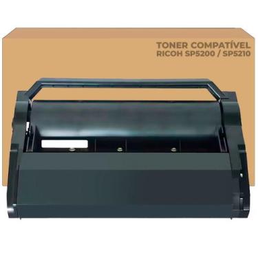 Imagem de Cartucho de toner SP5210 compatível para impressora Ricoh SP5200DN 25k