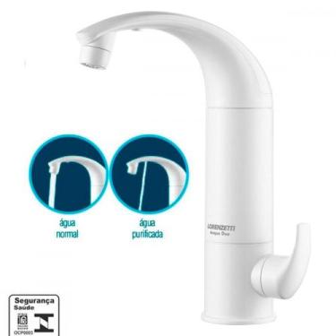 Imagem de Torneira Bica Movel Filtro Mesa Lorenzetti Acquadue Abs Branca, Branco