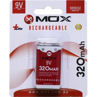 Imagem de Bateria Mox 9V 320MAH Recarregavel