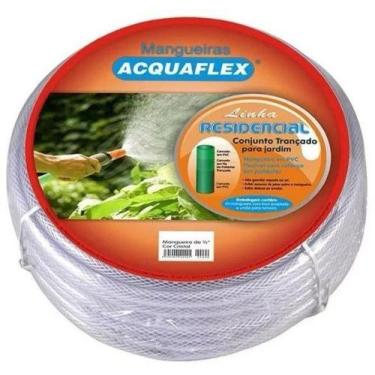 Imagem de Mangueira Jardim Trançada Cristal 20m Acquaflex - Aquaflex