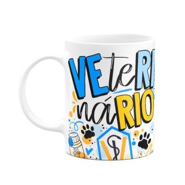 Imagem de Caneca Profissões - Veterinário - 325ml - Branca - JPS INFO