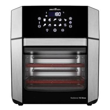 Imagem de Fritadeira Air Fryer Britânia Oven BAF16A | 4 Em 1, Revestimento Antiaderente, 16 Litros, Preto