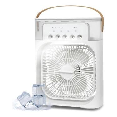 Imagem de Mini Climatizador De Ar FAN Com Reservatório Para Água E Gelo Cor 110V
